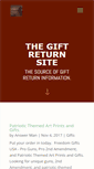 Mobile Screenshot of giftreturnsite.com